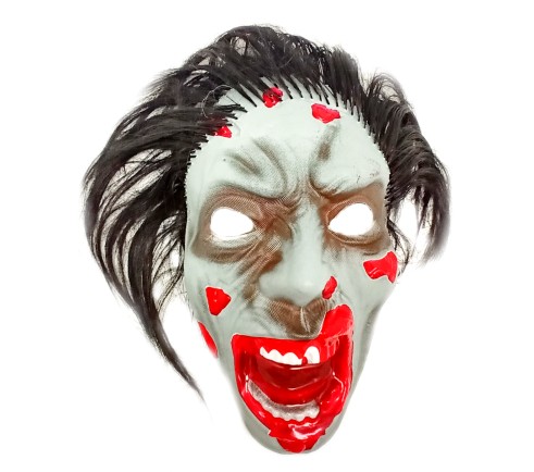 MASCARA ZOMBIE REAL CON PELO x 6